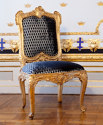 Hall of the Order of the Seraphim Royal Palace Rococo chair